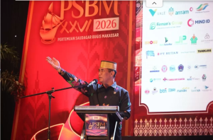 Menteri Pertanian Andi Amran Sulaiman berbicara di acara pertanian Indonesia